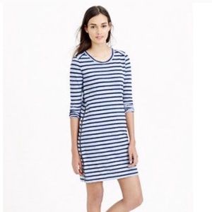 J. Crew Blue Striped Dress size XS